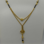 BLACK BEADS GOLD MANGALSUTRA