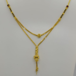 TRADITIONAL BLACK BEADS GOLD MANGALSUTRA