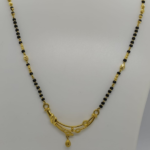 BLACK BEADS GOLD MANGALSUTRA