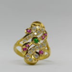 JODHPURI GOLD RING