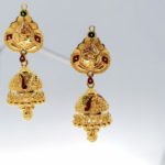 TRADITIONAL GOLD JHUMKAS SINGLE CHANDELIER
