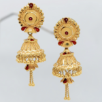 GOLD FLORAL JHUMKAS