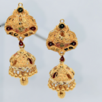 GOLD FLORAL JHUMKAS
