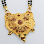 GOLD FLORAL MANGALSUTRA PENDANT