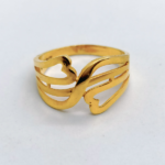 WAVE OR RIBBON DESIGN RING