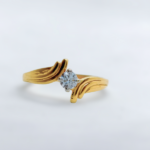 SKEEL CURVE STONE FINGER RING
