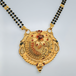 PEACOCK & FLOWER SYMBOLS PENDANT
