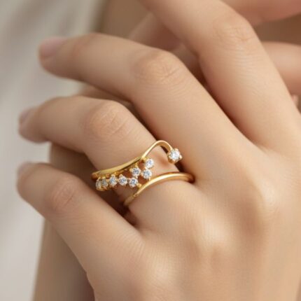 STONE CASTING FINGER RING