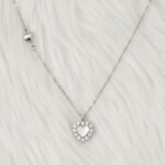 MINI HEART PENDANT NECK CHAIN SILVER 925 - Image 2