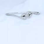 DOUBLE HEART BRACELET SILVER 92.5 - Image 2