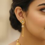 20K LOVE SPRINKLERS EARRING